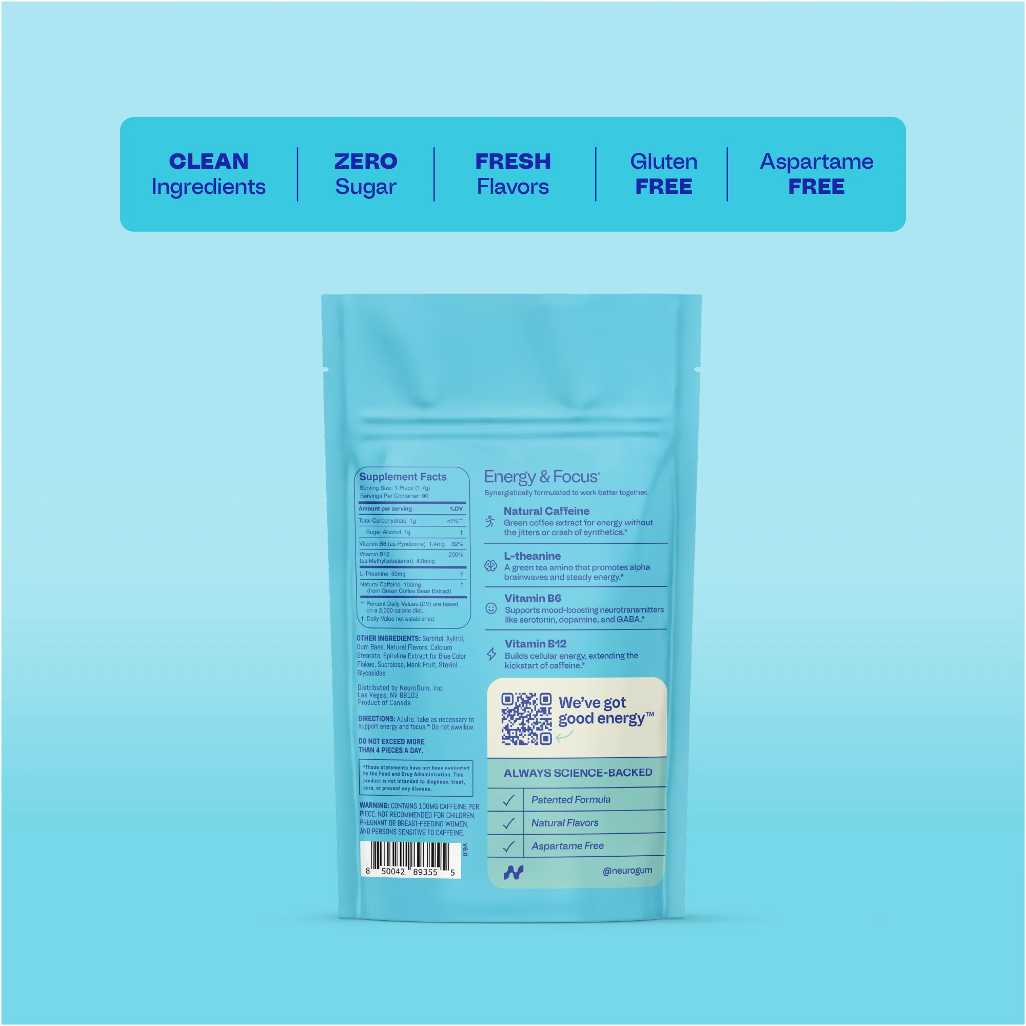 Extra Strength Energy & Focus™ Gum - Image 21